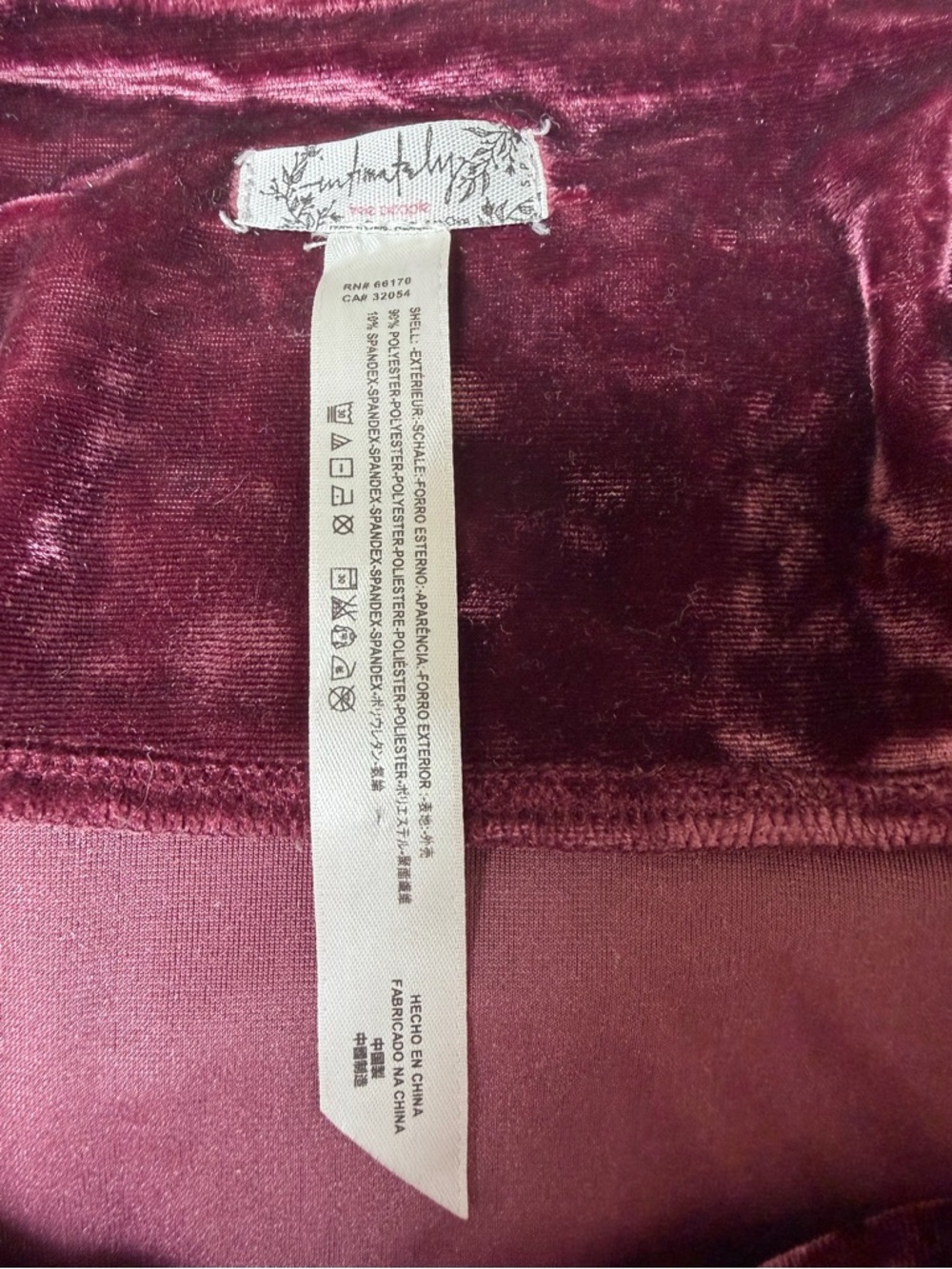Free People Come Together Velvet Twist Front Bodycon Dress, Size S, MSRP $88 - Picture 9 of 9